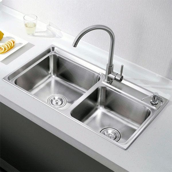 cuba prata para cozinha