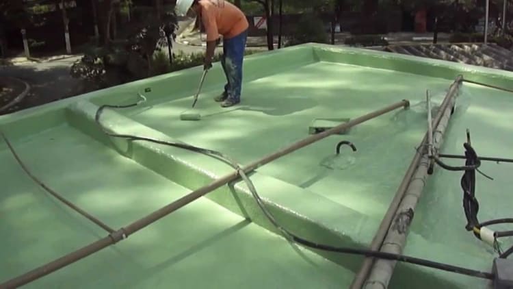 manta líquida de poliuretano