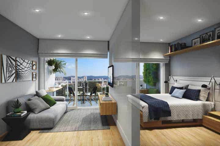 ambientes separados com drywall