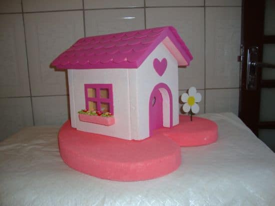 casinha com isopor