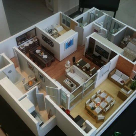 maquete grande com isopor