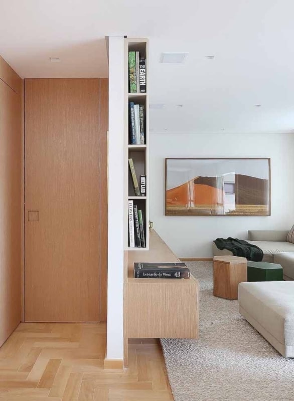 pequeno apartamento com drywall