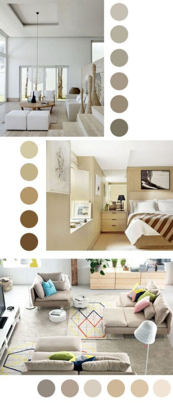 Tonalidades de bege para decoração