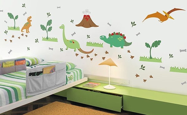 adesivos para quarto de bebê dinossauro