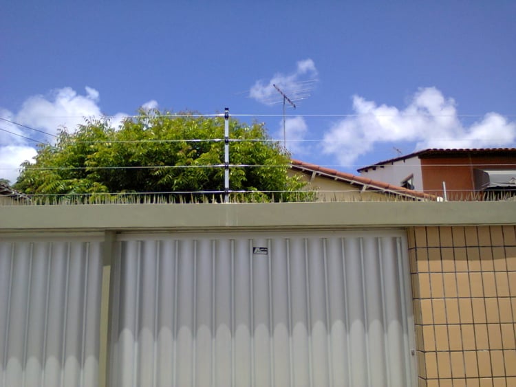 muro com cerca